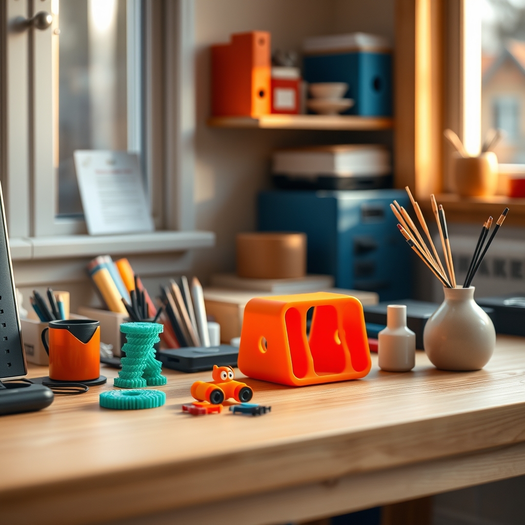 Frisch 3D-gedruckte Teile in Wunschfarbe – Organizer, Figur und Deko
